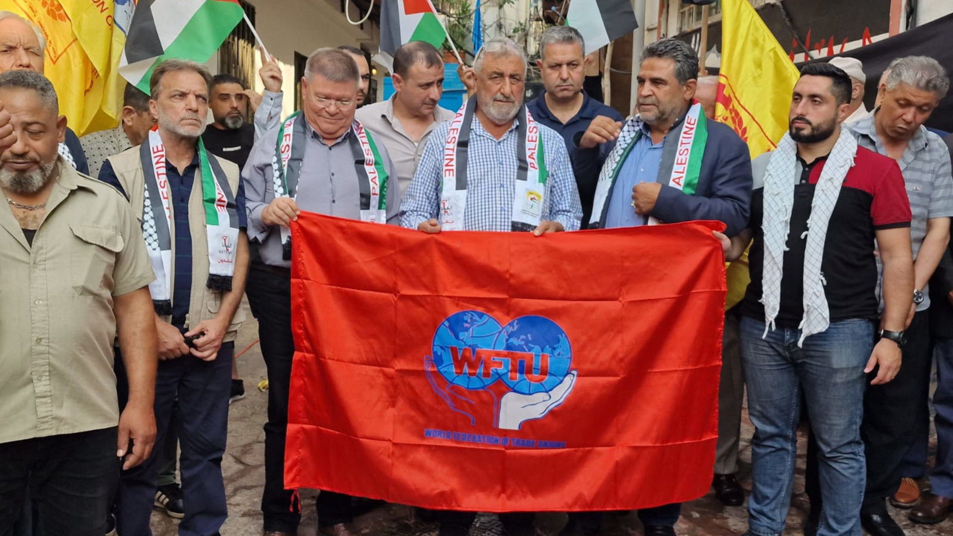 WFTU’s Delegation Visits Palestinian Refugee Camp In Lebanon - Labor Today